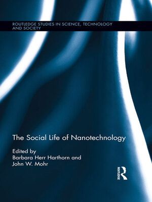 cover image of The Social Life of Nanotechnology